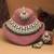 Green color kundan necklace set