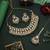 Green color kundan necklace set