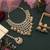 Green color kundan necklace set