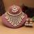 White color kundan necklace set