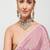 Gold plated kundan pink stone necklace set
