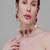 Gold plated kundan red stone choker necklace set