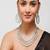 Silver plated Zircon Layered necklace set