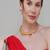 Gold plated necklace set