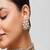 Silver plated Zircon choker necklace set