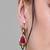 Gold plated kundan multicolor stone necklace set