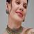 Gold plated kundan green stone choker necklace set
