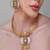 Gold plated necklace set