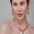 Gold plated necklace set