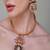 Gold plated Multicolor necklace set