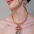 Gold plated Multicolor necklace set