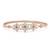 Stylish rose gold plated cubic zirconia american diamond adjustable bracelet for women & girls
