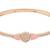 Stylish rose gold plated cubic zirconia american diamond special adjustable bracelet for women