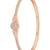 Stylish rose gold plated cubic zirconia american diamond special adjustable bracelet for women