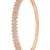 Stylish rose gold plated cubic zirconia american diamond adjustable bracelet for women
