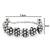 Navratri silver oxidized ethnic adjustable ghungroo bracelet for women & girls (adb170ox)