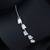 Stylish silver plated cubic zirconia american diamond adjustable bracelet for women & girls
