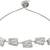 Stylish silver plated cubic zirconia american diamond adjustable bracelet for women & girls