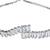 Valentines special stylish silver plated cubic zirconia american diamond adjustable bracelet for women & girls