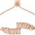 Stylish rose gold plated special cubic zirconia american diamond adjustable bracelet for women