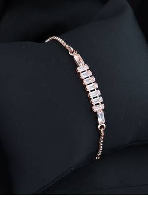 Cubic zirconia classic adjustable tennis charm bracelets friendship love christmas for women teen 1