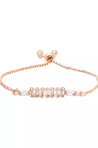 Cubic zirconia classic adjustable tennis charm bracelets friendship love christmas for women teen
