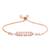 Cubic zirconia classic adjustable tennis charm bracelets friendship love christmas for women teen