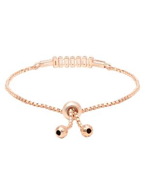 Cubic zirconia classic adjustable tennis charm bracelets friendship love christmas for women teen 4