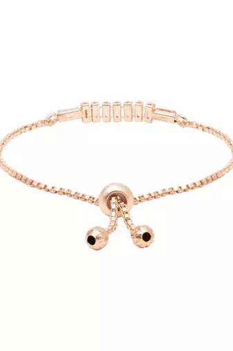 Cubic zirconia classic adjustable tennis charm bracelets friendship love christmas for women teen
