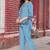 Women Viscos Rayon Threadwork Kurta With Trouser 