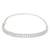 Stylish silver plated cubic zirconia american diamond adjustable bracelet for women