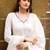Ethnic Embroidered Pure Cotton Kurta With Pent & Dupatta