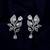Silver color american diamond earrings