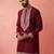 wine modal chanderi kurta - wedding embroidered ethnic wear