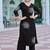 Floral Embroidered V-Neck Thread Work Straight Kurta With Palazzo