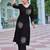 Floral Embroidered V-Neck Thread Work Straight Kurta With Palazzo