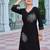 Floral Embroidered V-Neck Thread Work Straight Kurta With Palazzo