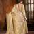 Gold embroidered banarasi silk saree