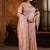 Pink embroidered tissue saree