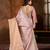 Pink embroidered tissue saree