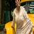 Chiku embroidered organza saree