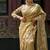Gold embroidered banarasi saree