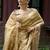 Gold embroidered banarasi saree