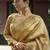 Gold embroidered banarasi saree