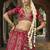 Red Premium Silk Bridal Lehenga with Hand Embroidery & Zarkan Work for wedding