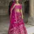 pink Premium Silk Bridal Lehenga with Hand Embroidery & Zarkan Work for wedding