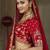 red Premium Silk Bridal Lehenga with Hand Embroidery & Zarkan Work for wedding