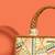 Multicolor silk embroidered tote bag