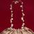 Pink silk floral embroidered potli bag