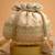 Pink silk floral embroidered potli bag